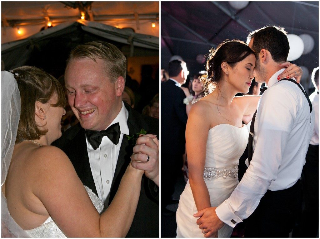 ten years ago and now- how I capture first dances is a bit different!